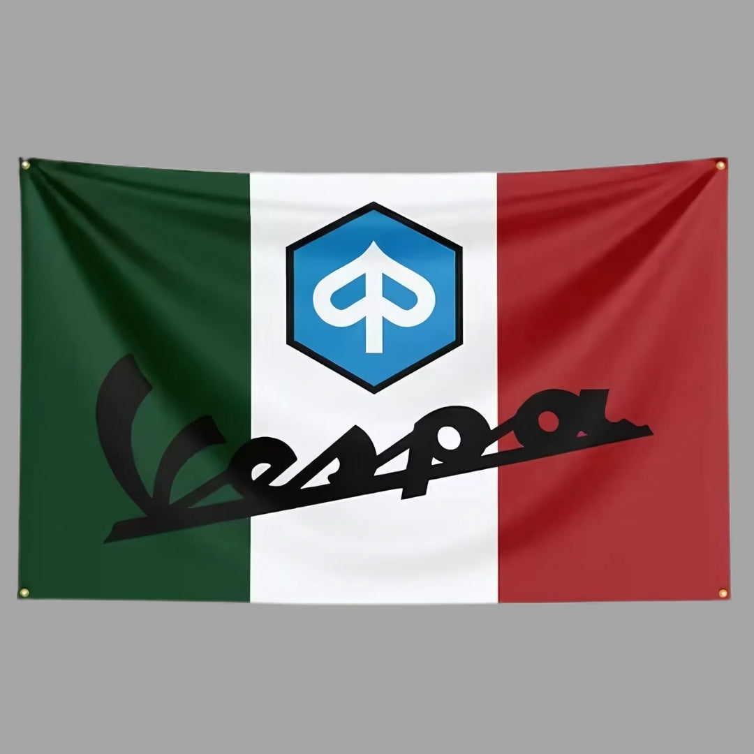 Italienische Vespa-Flagge, 90 x 150 cm