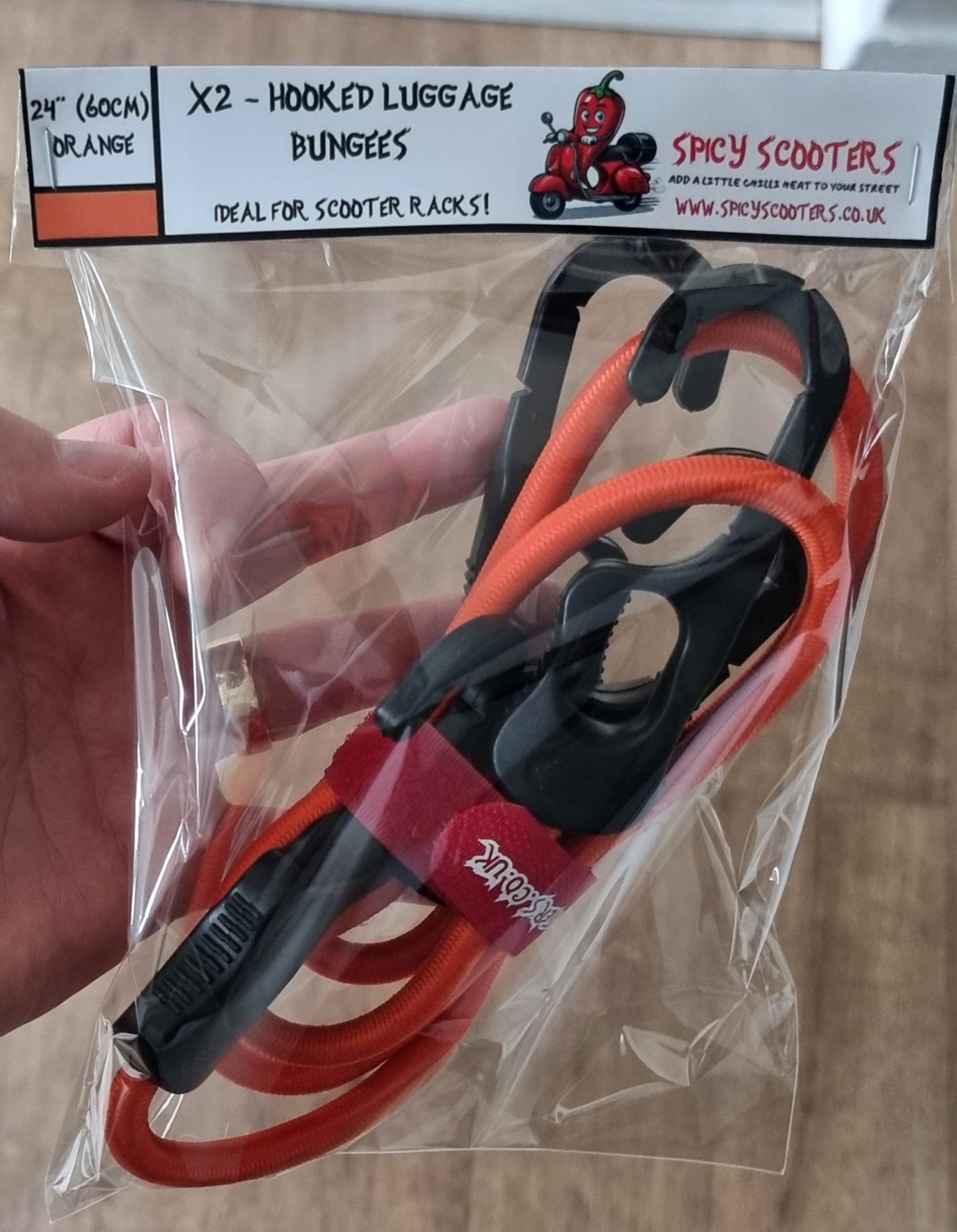 Gepäckspanner mit Haken - Paar