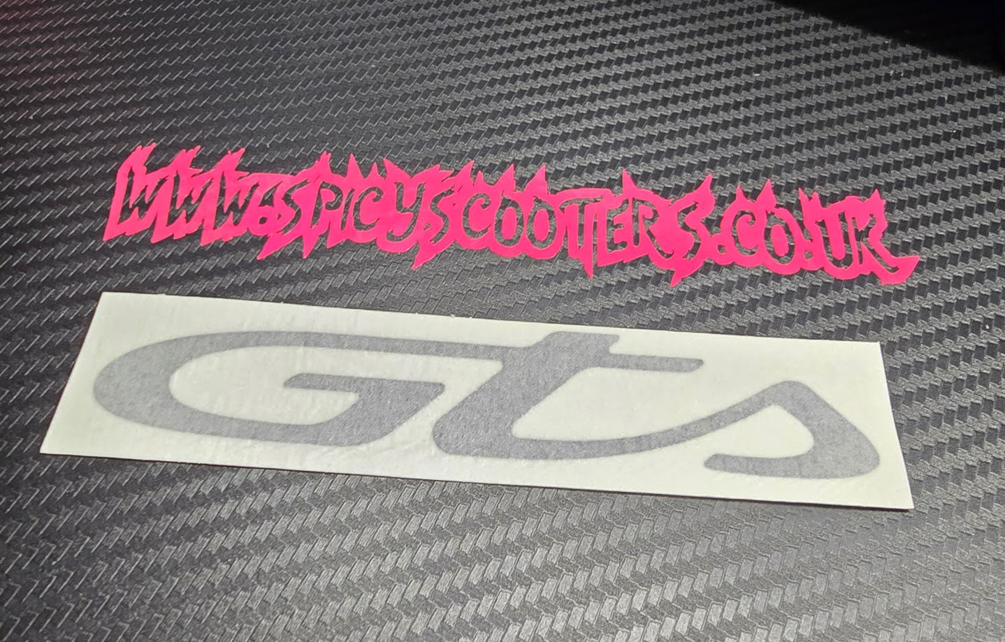 Vespa GTS 5" Vinyl Sticker - Black