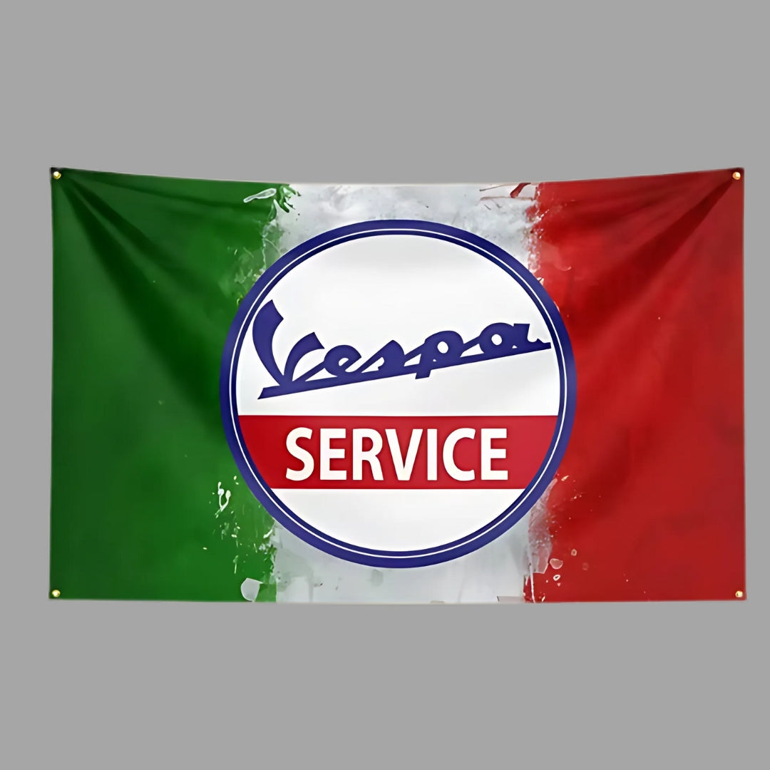 Italienische Vespa-Flagge, 90 x 150 cm