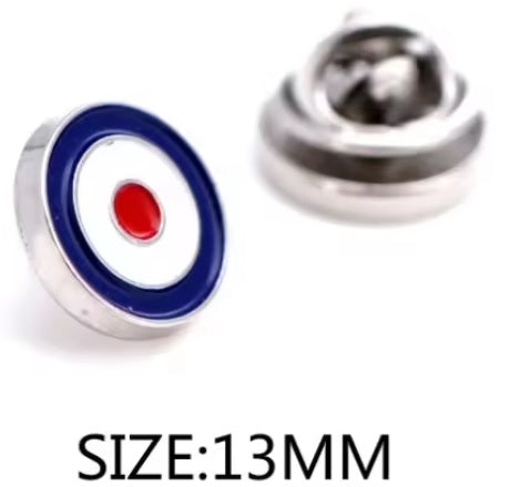 Small Mod Target Lapel Pin Badge Mods Scooter