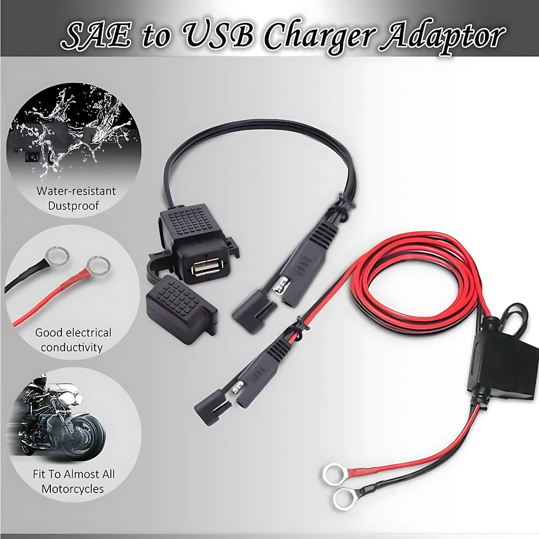USB Port Kit for Scooters/Motorcycles