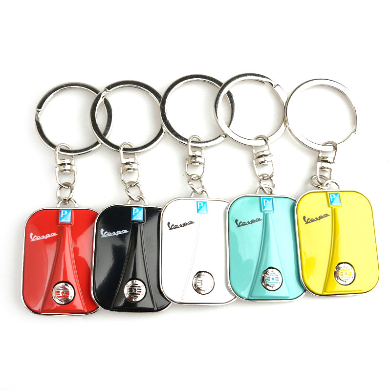 Classic Vespa Legshield Keyring/Keychains