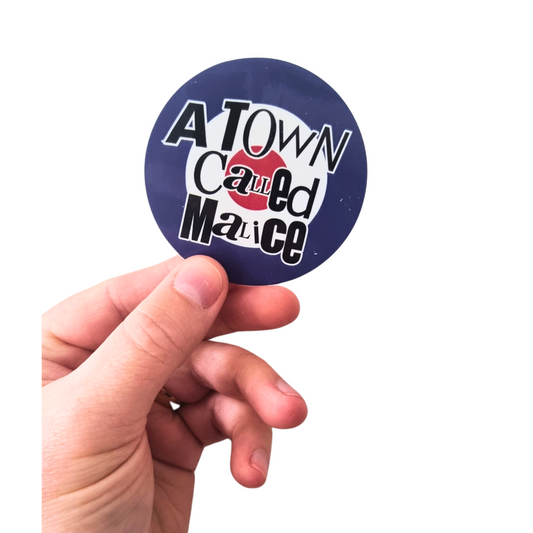 A Town Called Malice - The Jam MOD Target Sticker 2.5"