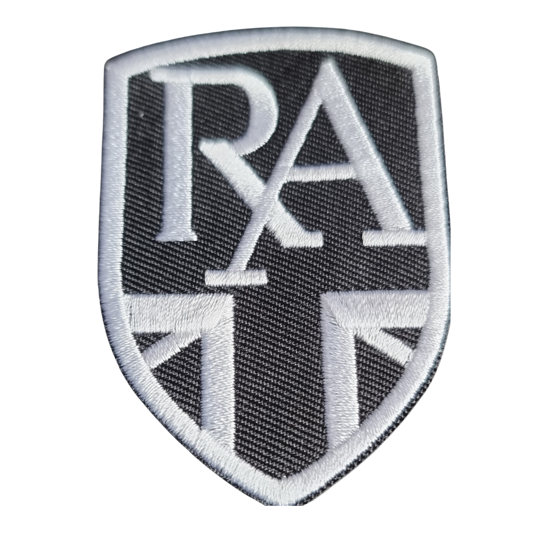 Royal Alloy Embroidered Patch