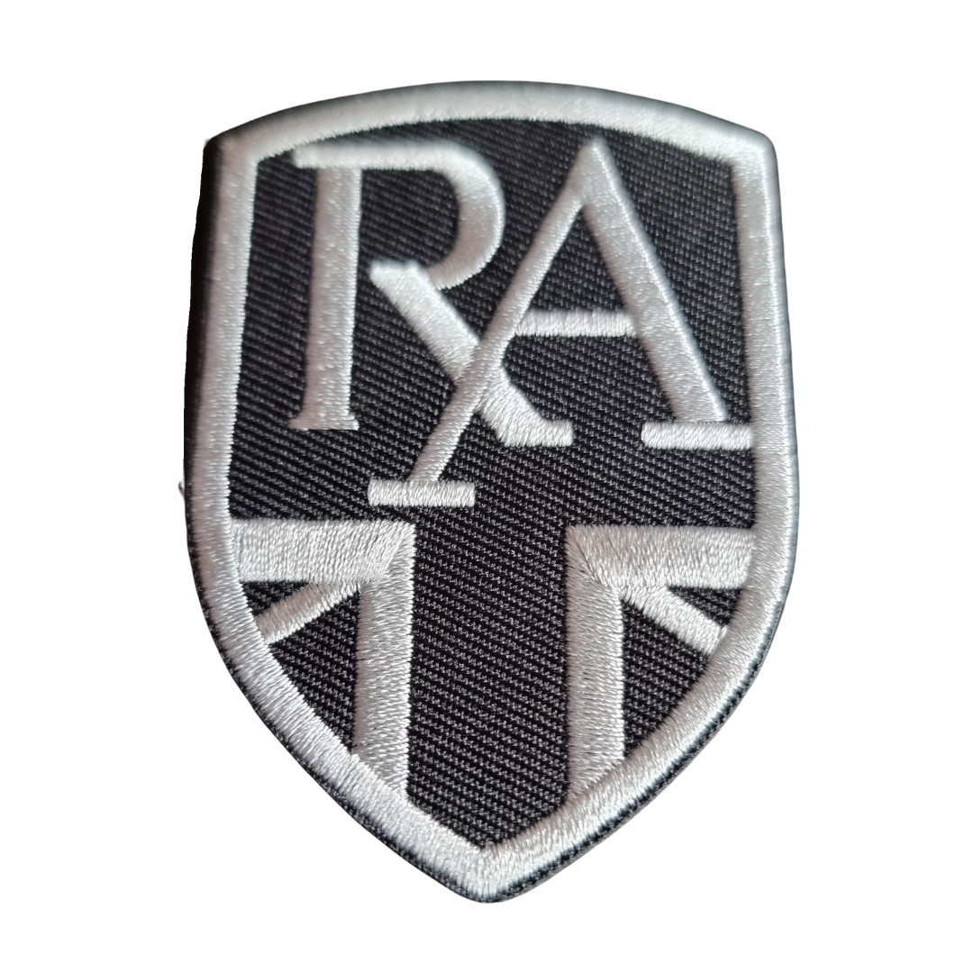 Royal Alloy Embroidered Patch