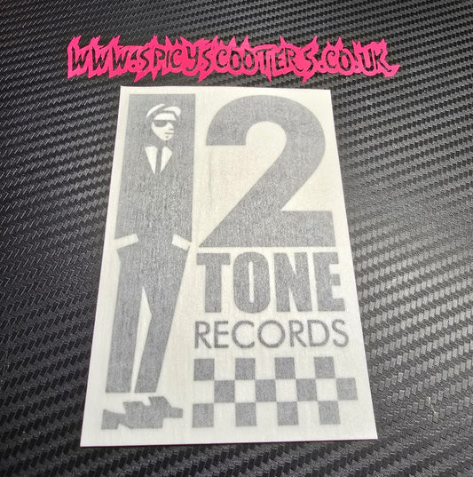 2Tone Records 5" Vinyl Sticker - Black