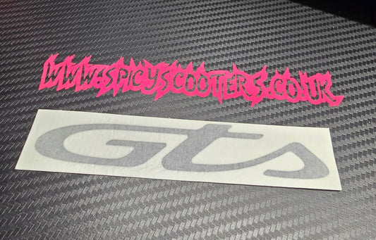 Vespa GTS 5" Vinyl Sticker - Black