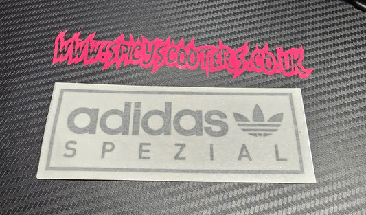 Adi Spezial Rectangle - 5" Vinyl Sticker - Black