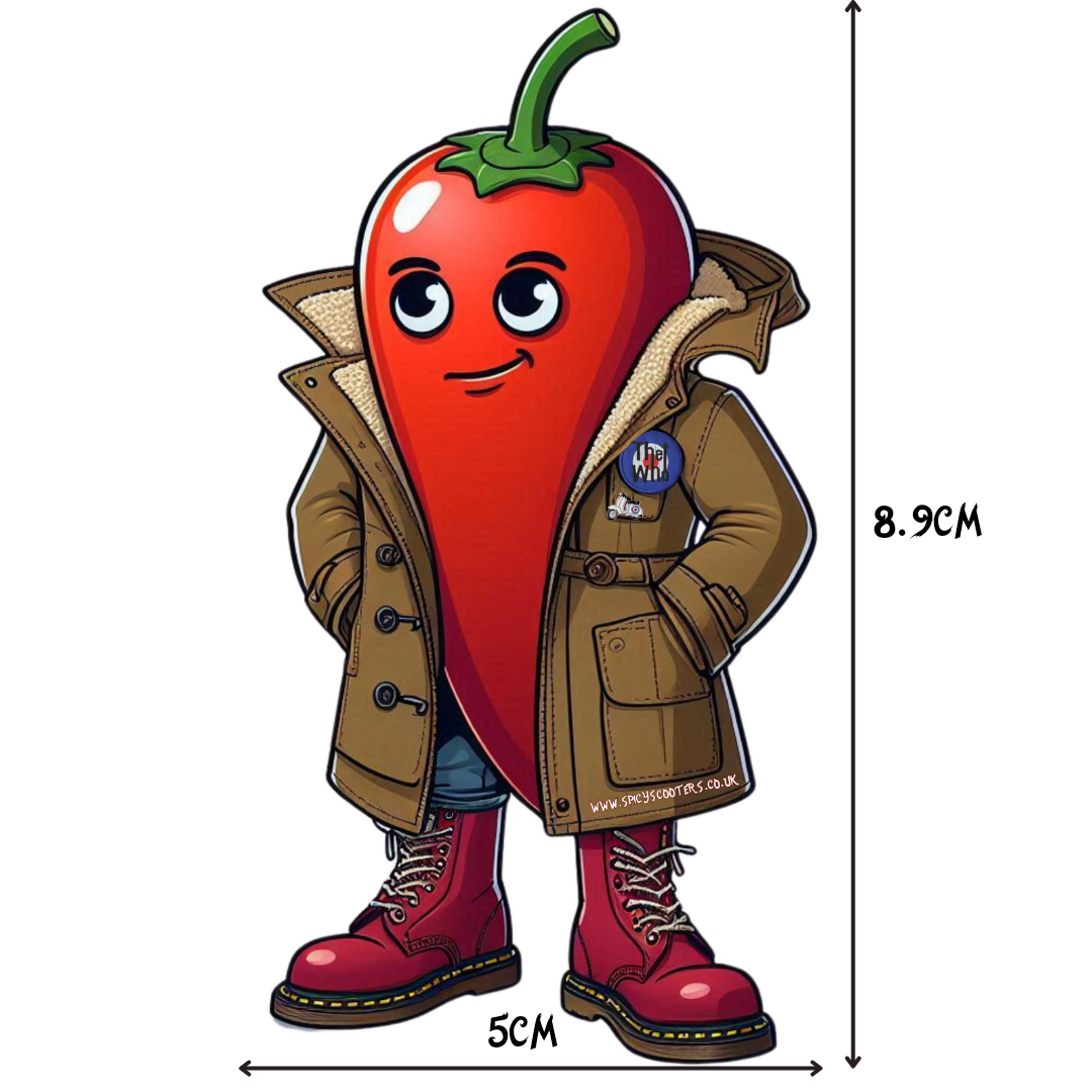 Adesivo Mod piccante (8,9x5 cm)