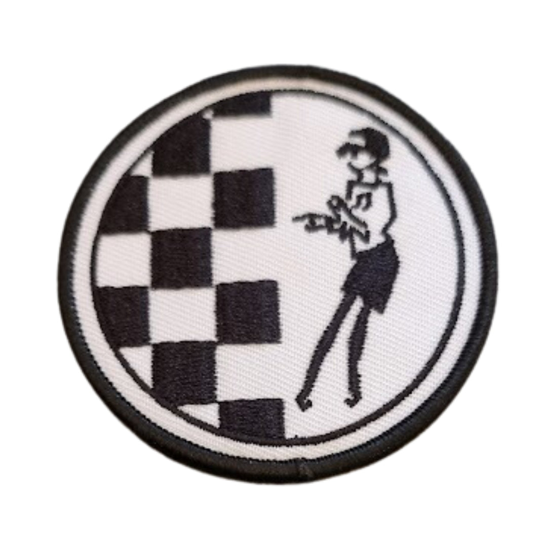 Toppa ricamata da stirare e cucire Lambretta MOD Target