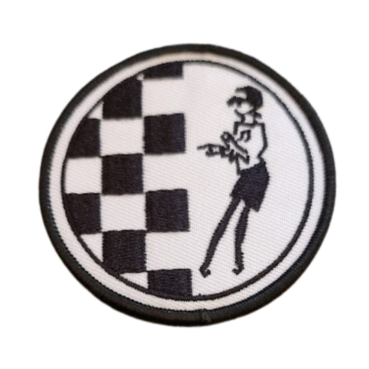 Lambretta MOD Target Bestickter Aufnäher zum Aufbügeln