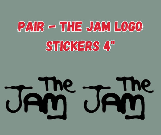 The Jam Logo Vinyl Stickers - PAIR