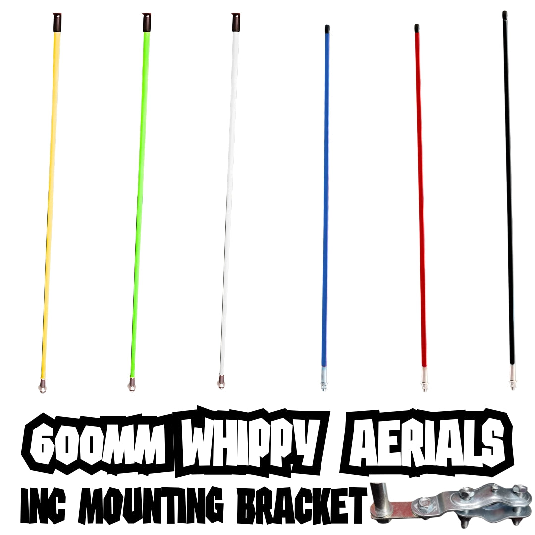 600mm Whippy Aerial Antenna Flag Pole - MOD Scooter