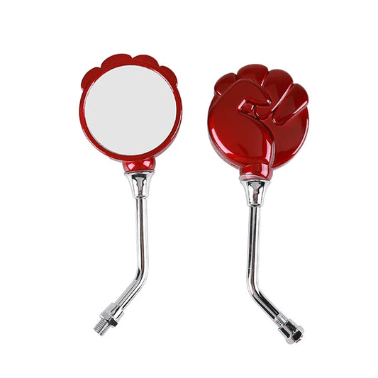 Fist Shape Scooter Wing Mirrors - Pair