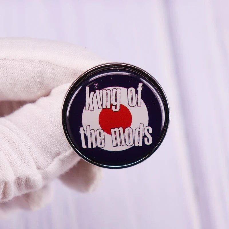 King of the Mods Lapel Pin Badge