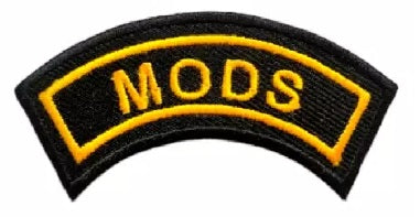 Toppa ricamata da stirare e cucire Mods
