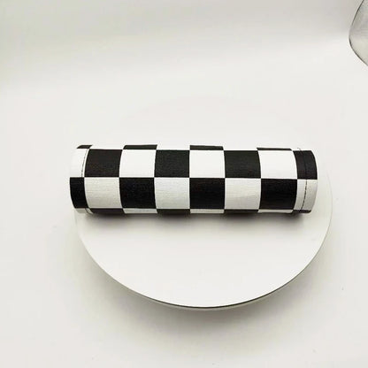 Cuscino schienale portapacchi posteriore a scacchi per scooter MOD