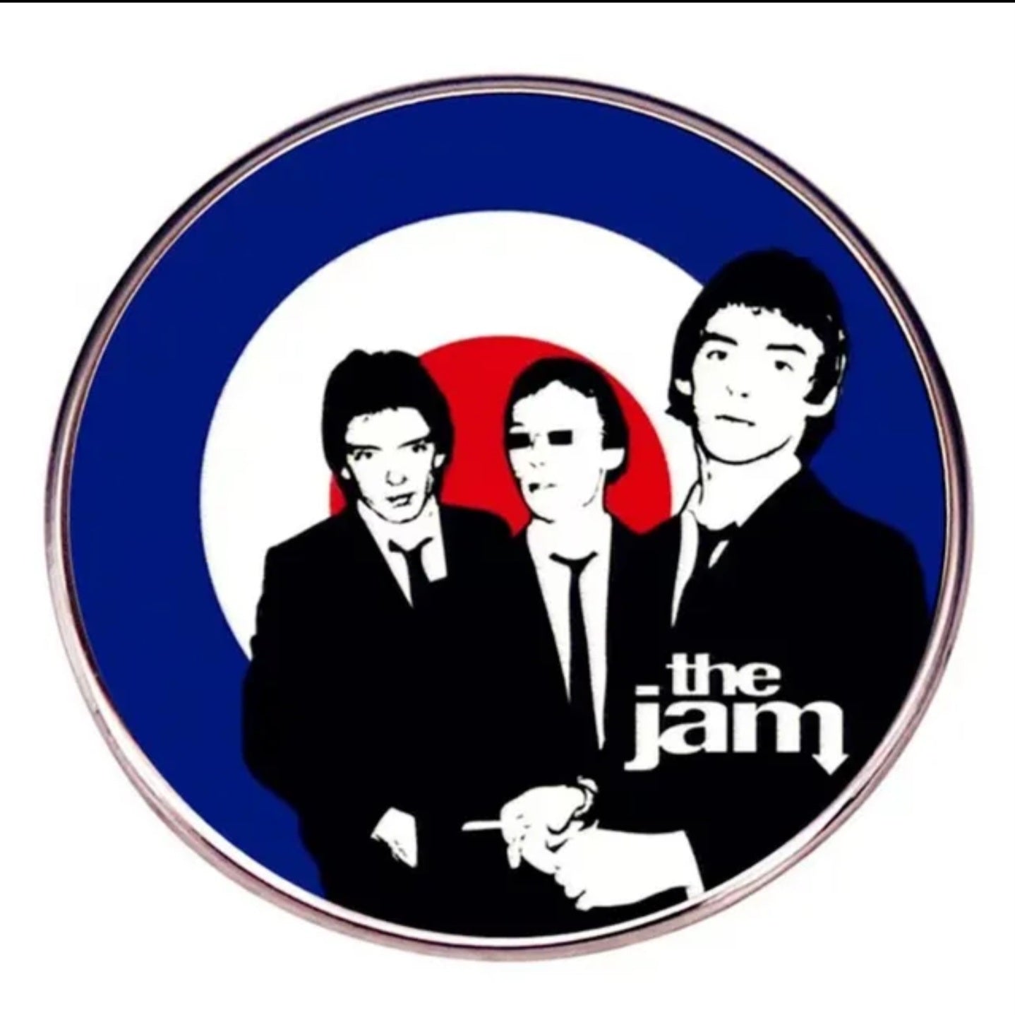 Spilla da bavero "The Jam" Band Foto 30mm