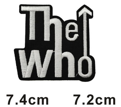 Toppa ricamata da stirare e cucire The Who