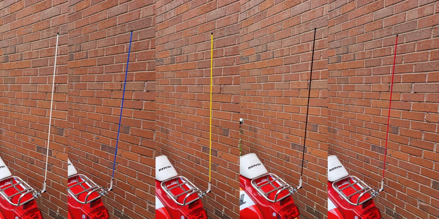 1 Metre Whippy Aerial Antenna Flag Pole - MOD Scooter
