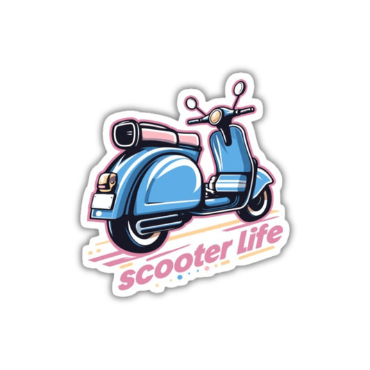 Adesivo in vinile Scooter Life 2,5"