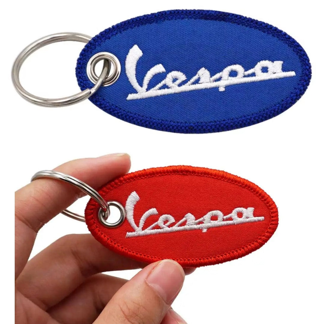 Vespa Oval Keyring