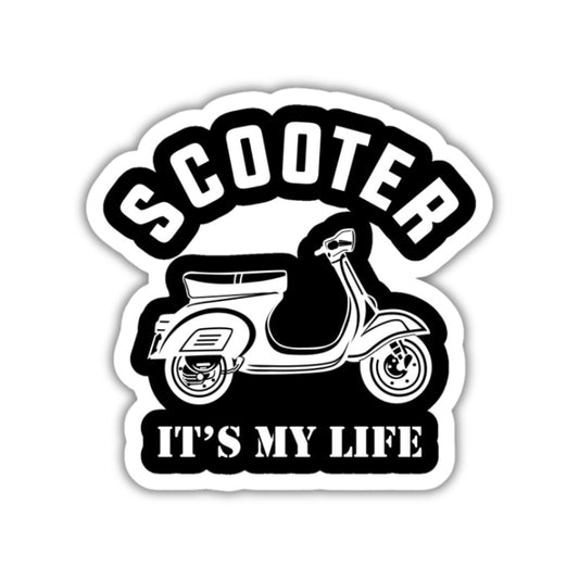 Scooter - It's My Life Vinyl Sticker 2.5"