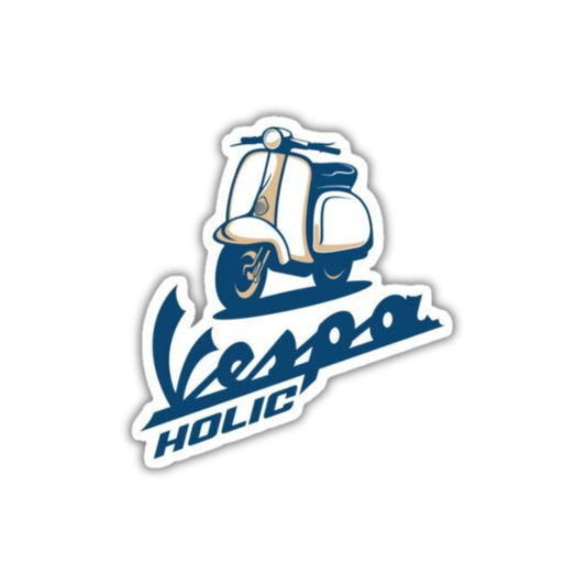 Vespa-Holic Vinyl Sticker 2.5"