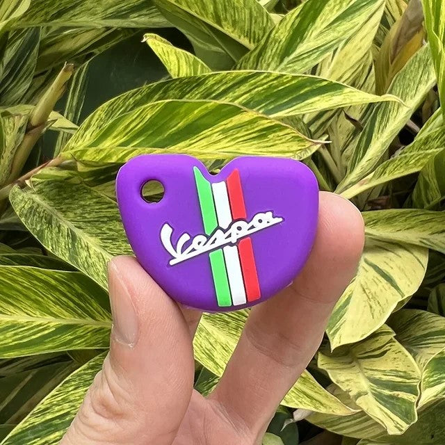 Vespa Italian Striped Key Cover - Silicone
