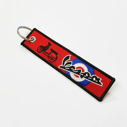 Vespa Nylon Lanyard Keyring