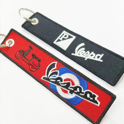 Vespa Nylon Lanyard Keyring