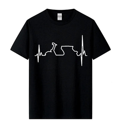 Vintage Scooter T-Shirt - Vespa Heartbeat