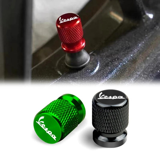 VESPA Metal Dust Valves Caps (PAIR)