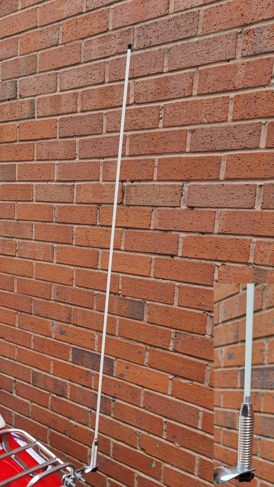 1 Metre Whippy Aerial Antenna Flag Pole - MOD Scooter